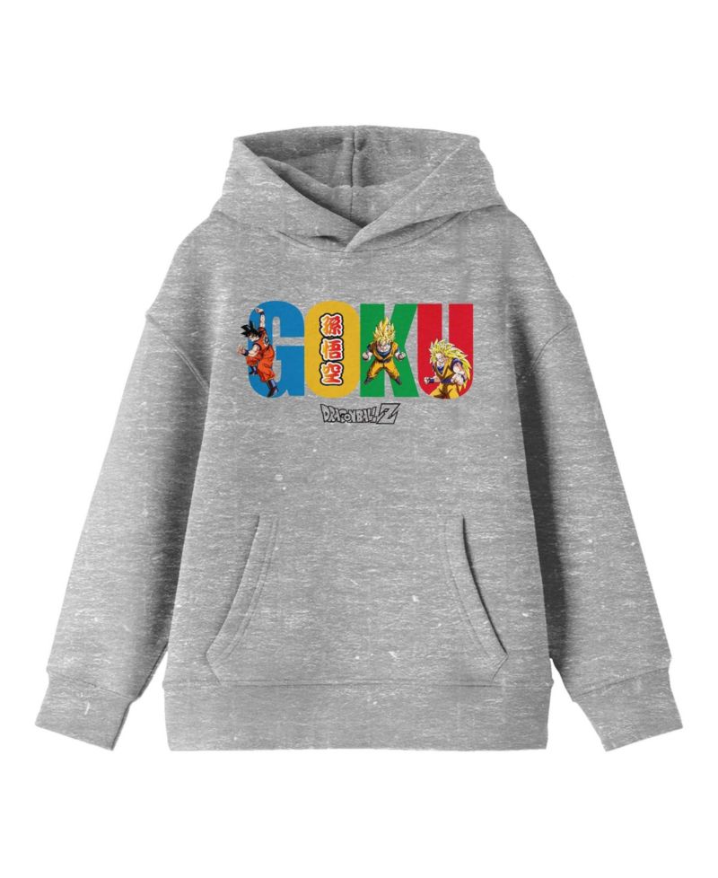 Multiple Goku Youth Heather Gray