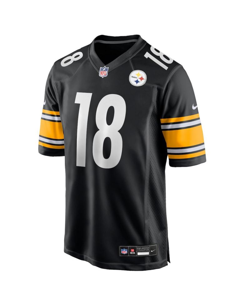 Men's Will Howard Black Pittsburgh Steelers Team Game Jersey