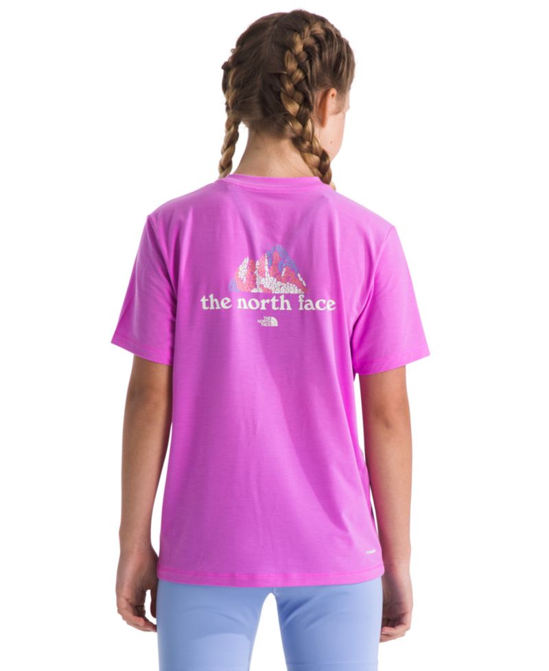 Boys' and Girls' 6-20 Adventure Wildflower Mountain Short-Sleeve T-Shirt