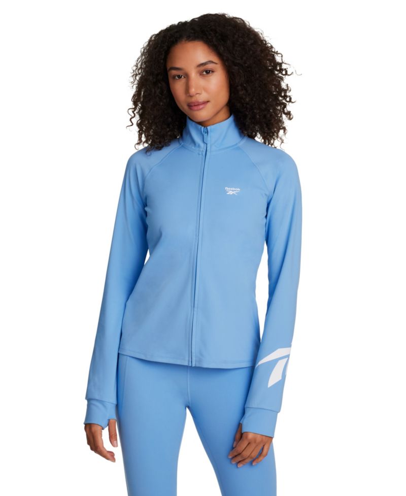 Women's Long-Sleeve Slim-Fit Zipper Jacket