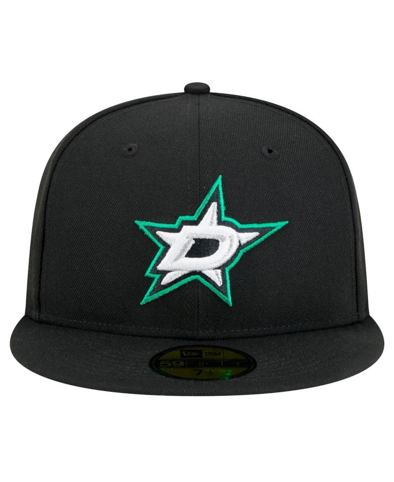 Men's Black Dallas Stars Core 59FIFTY Fitted Hat