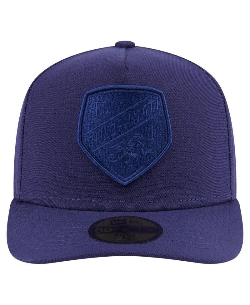 Men's Navy FC Cincinnati Color Pack A-Frame 59FIFTY Fitted Hat