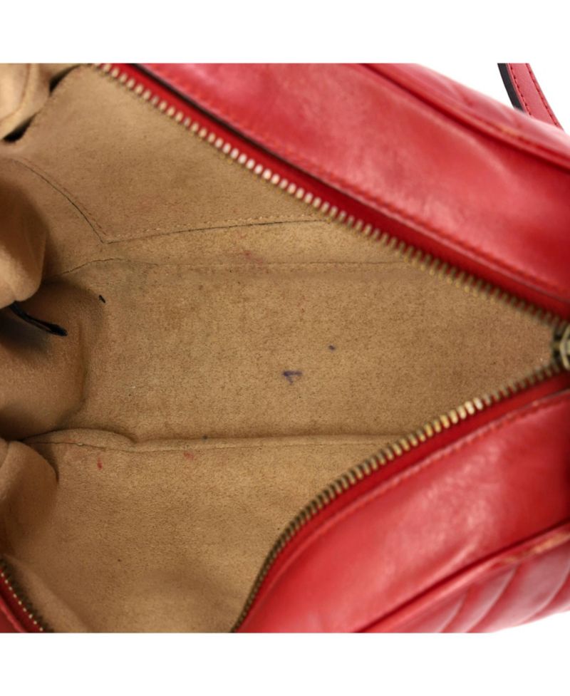 Small GG Marmont Shoulder Bag Matelasse Leather