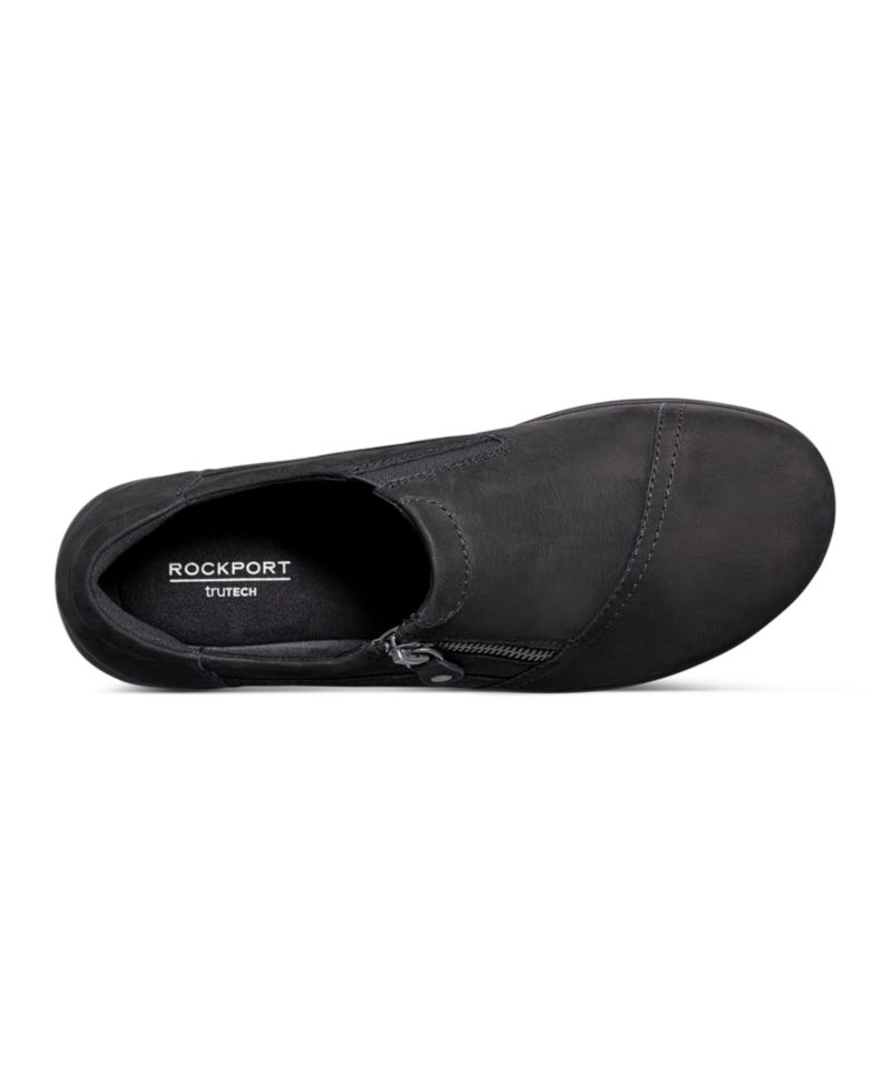 Women's Hallie Leather Side-Zip Shoes