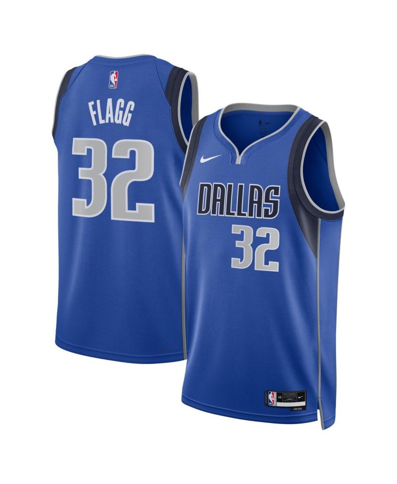 Men's and Women's Cooper Flagg Blue Dallas Mavericks 2025 NBA Draft First Round Pick Swingman Jersey - Icon Edition
