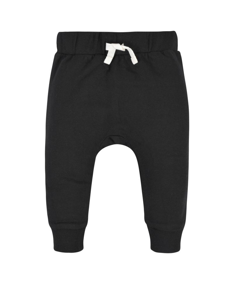 Baby Boys Green and Black Premium Joggers, 3-Pack
