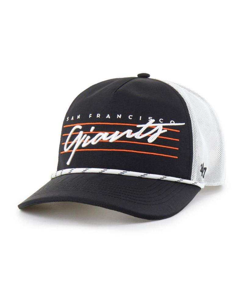Men's Black San Francisco Giants Brrr Downburst Mesh Hitch Adjustable Hat