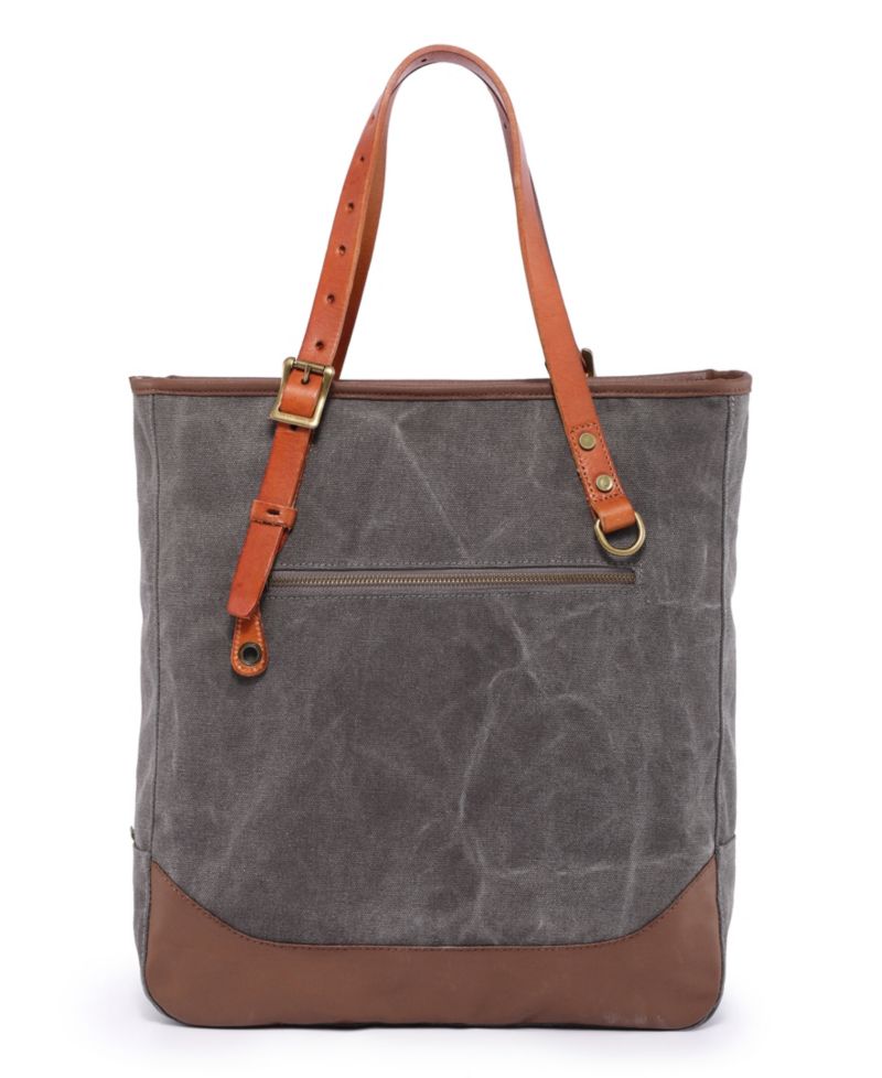 Red Wood Medium Canvas Tote Bag