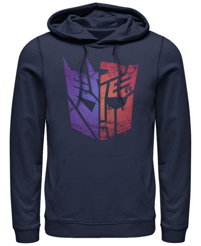 Men's Transformer Split Logo Fleece Hoodie