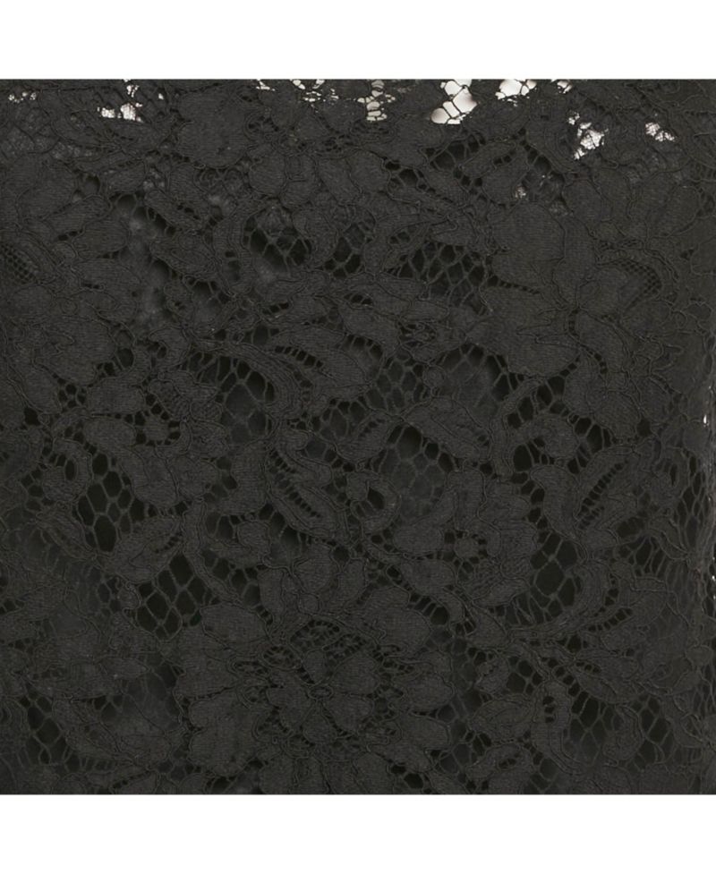 Women's Black Lace Sleeveless Top