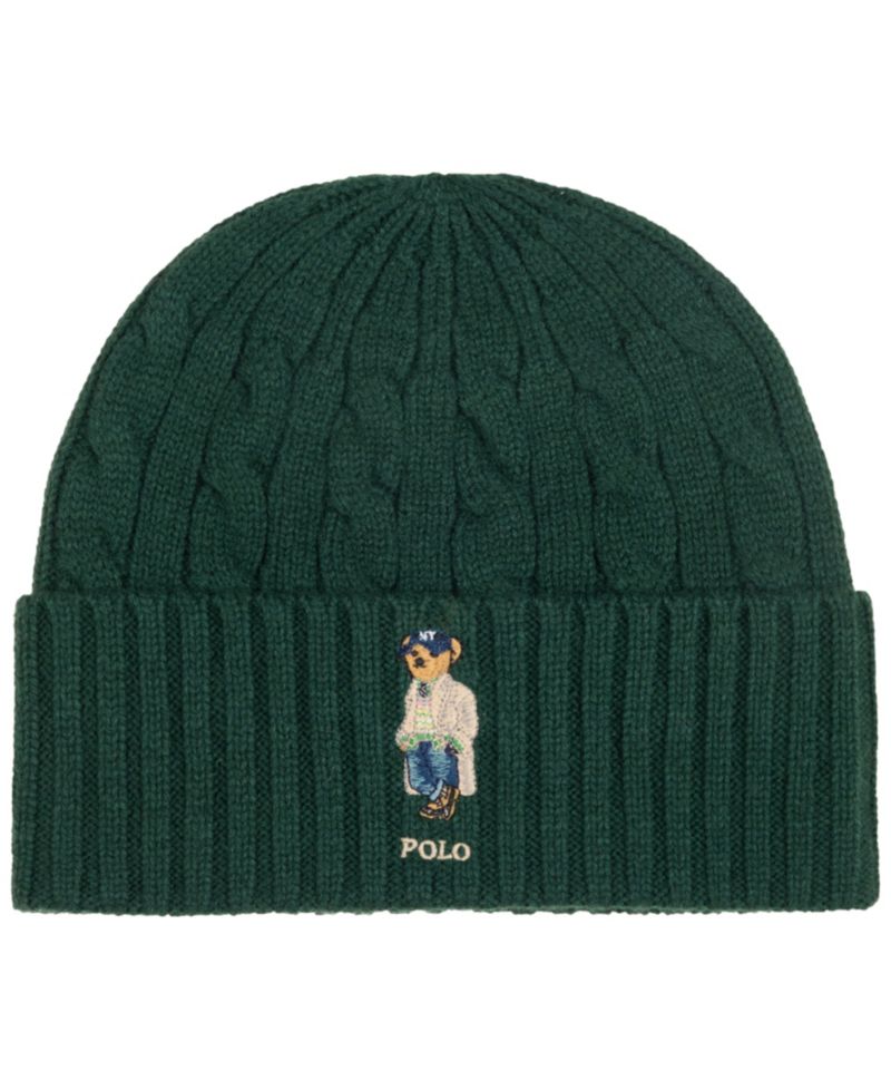 Men's Cable Litchfield Bear Beanie