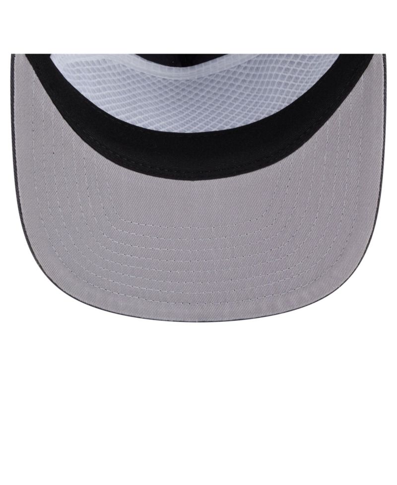 Men's Charcoal Detroit Red Wings Washed Patch 19TWENTY Trucker Adjustable Hat
