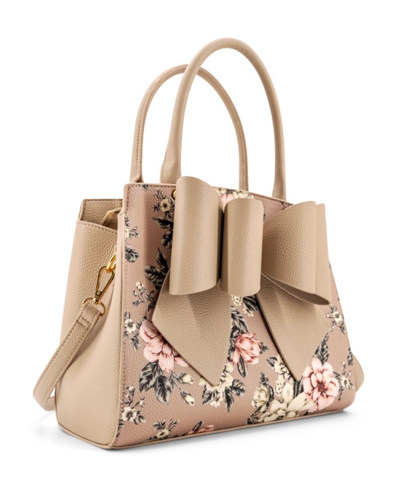 Rosalie Bow Top Handle Medium Satchel Handbag