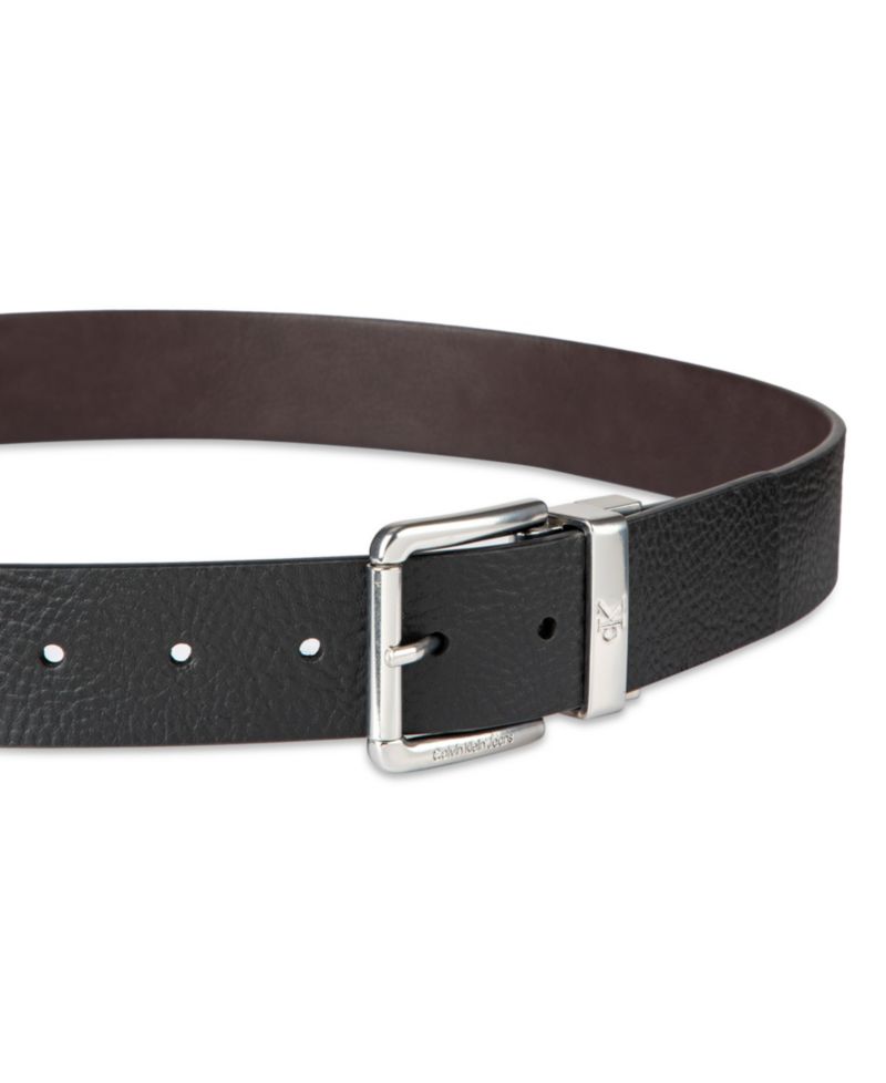 38MM Men's Pebble Grain Reversible Jean Belt
