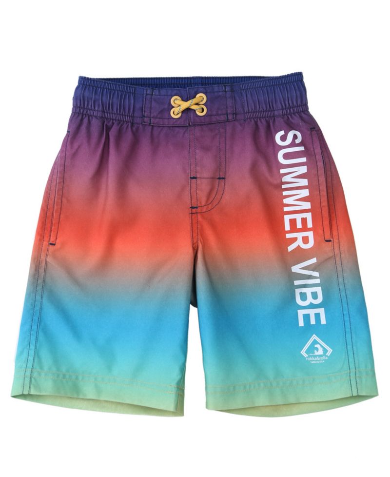 Big Boys Quick Dry Drawstring Swim Trunks Board Shorts with Mesh Lining UPF50+ XS-XXL