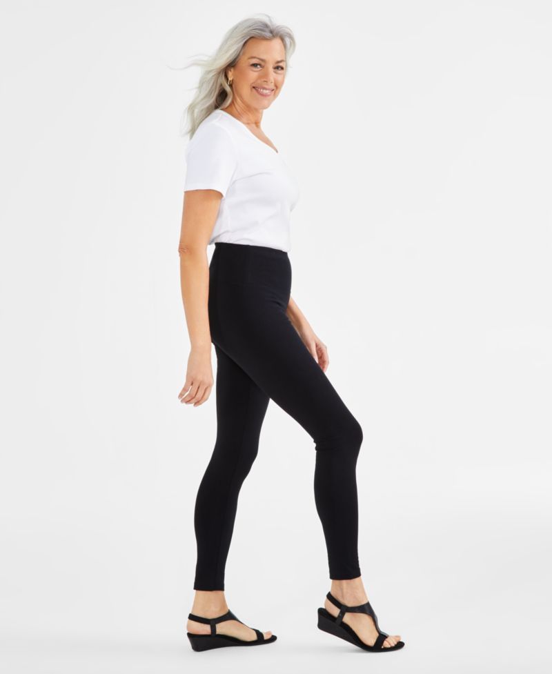 Petite High-Rise Basic Leggings