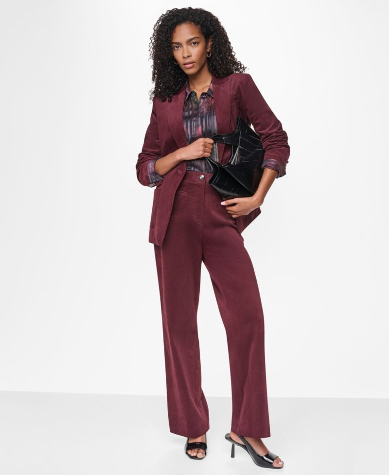 Women's Stretch Corduroy Tailored Blazer