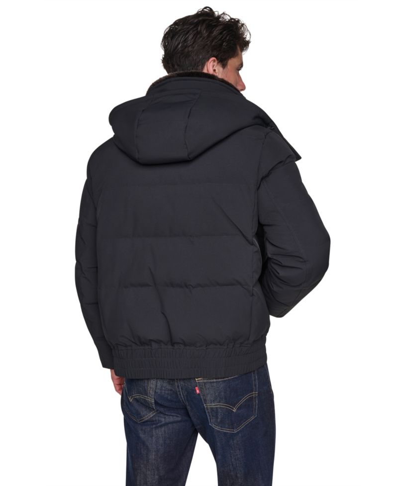 Men's Hooded Bomber Jacket