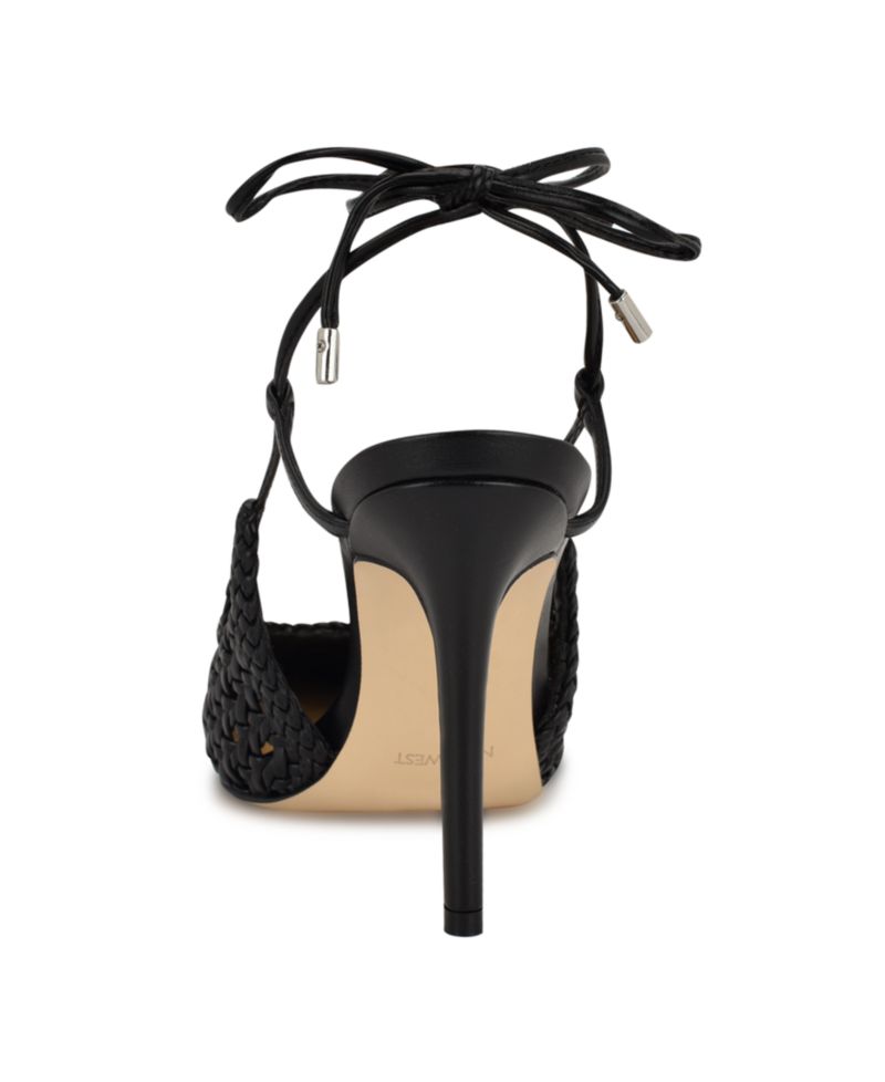 Women's Fessla Woven Tie-Up High Stiletto Pumps