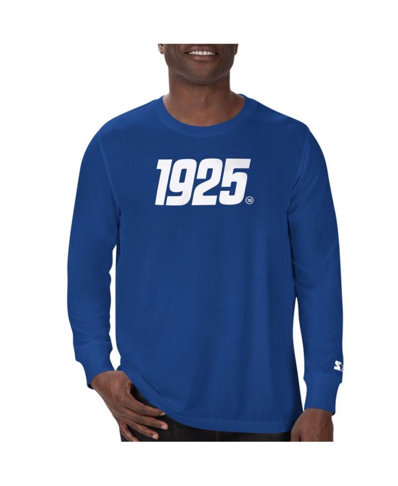 Men's Royal New York Giants 1925 Collection Long Sleeve T-Shirt