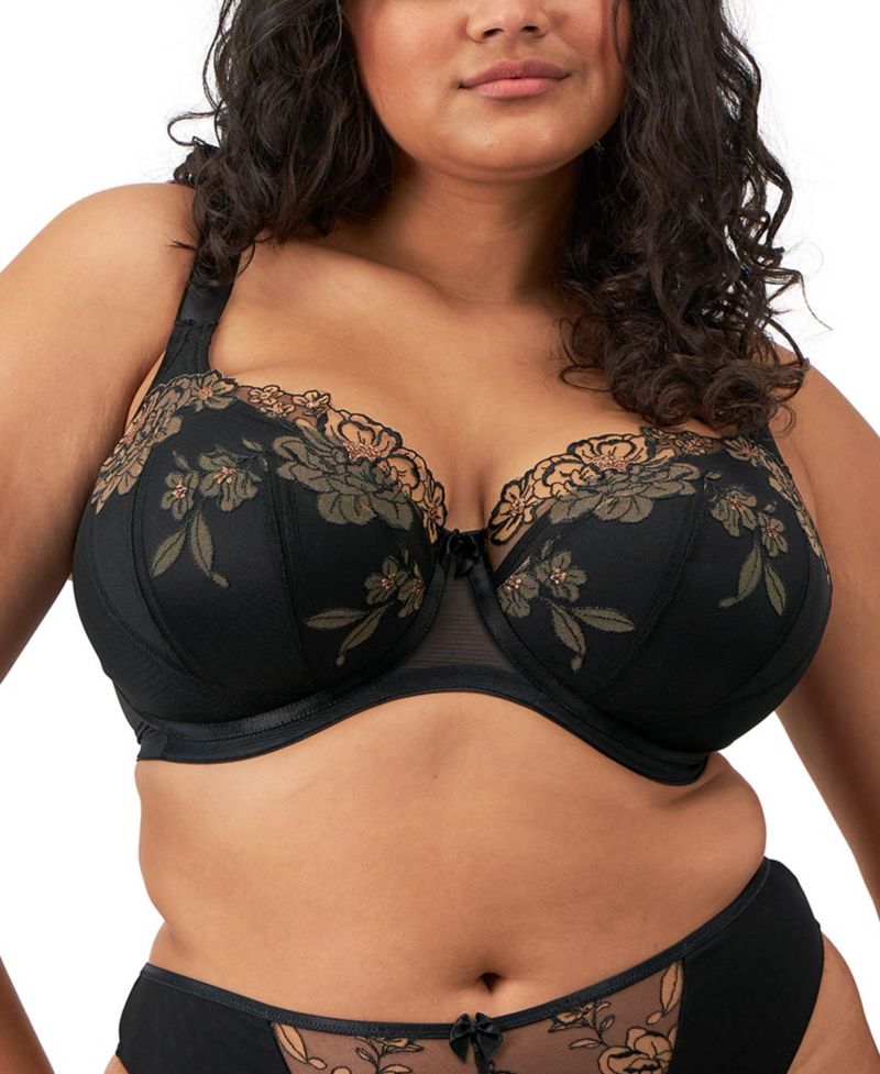 Plus Size Teagan Underwire Padded Half Cup Bra
