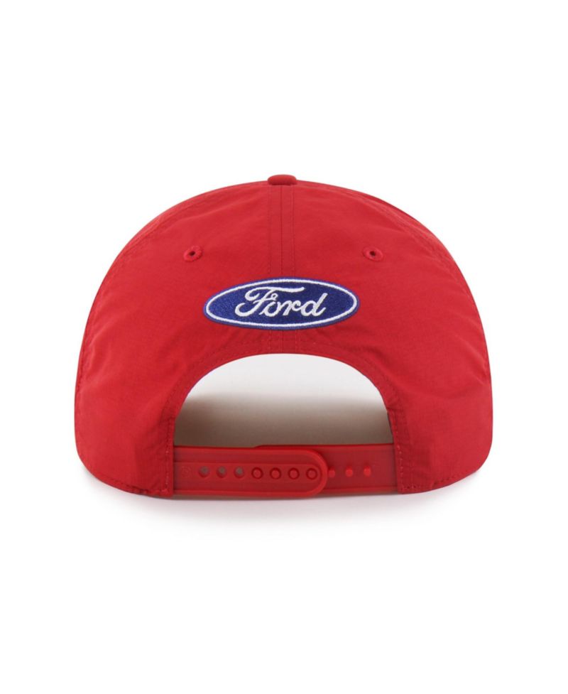 Men's Red Joey Logano Sponsor Logo Side Patch brr&deg; Hitch Rope Adjustable Hat