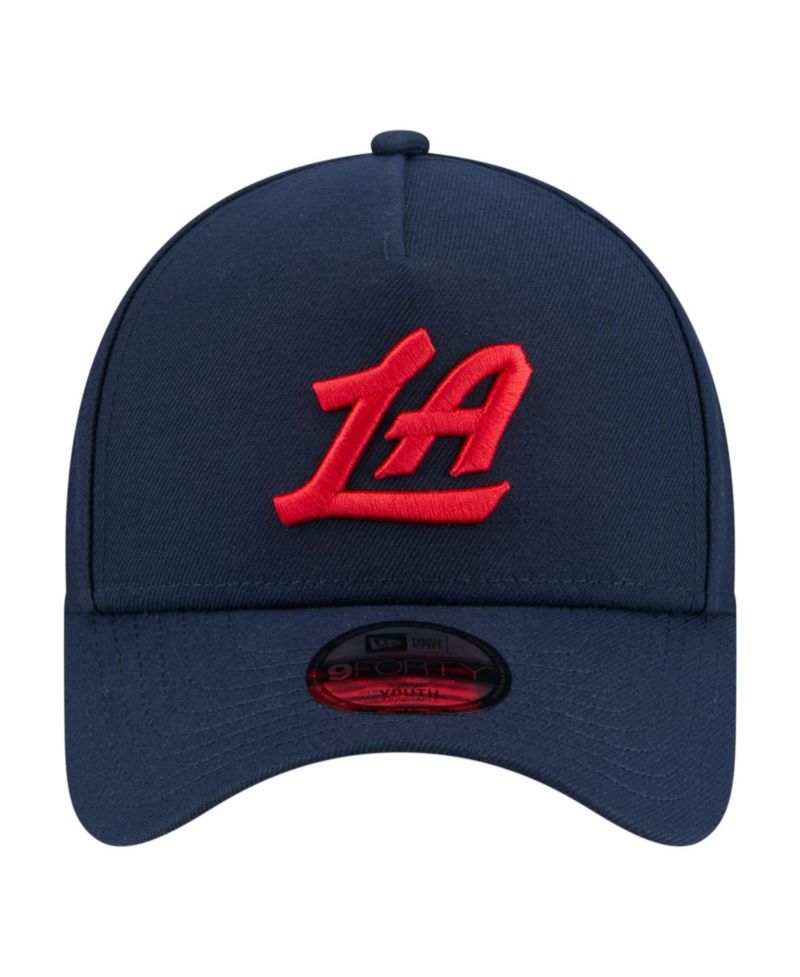 Big Boys and Girls Navy LA Clippers 9FORTY A-Frame Adjustable Hat