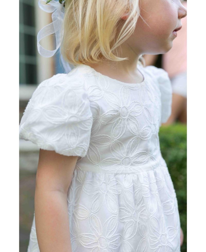 Little Girls Embroidered Floral Dress