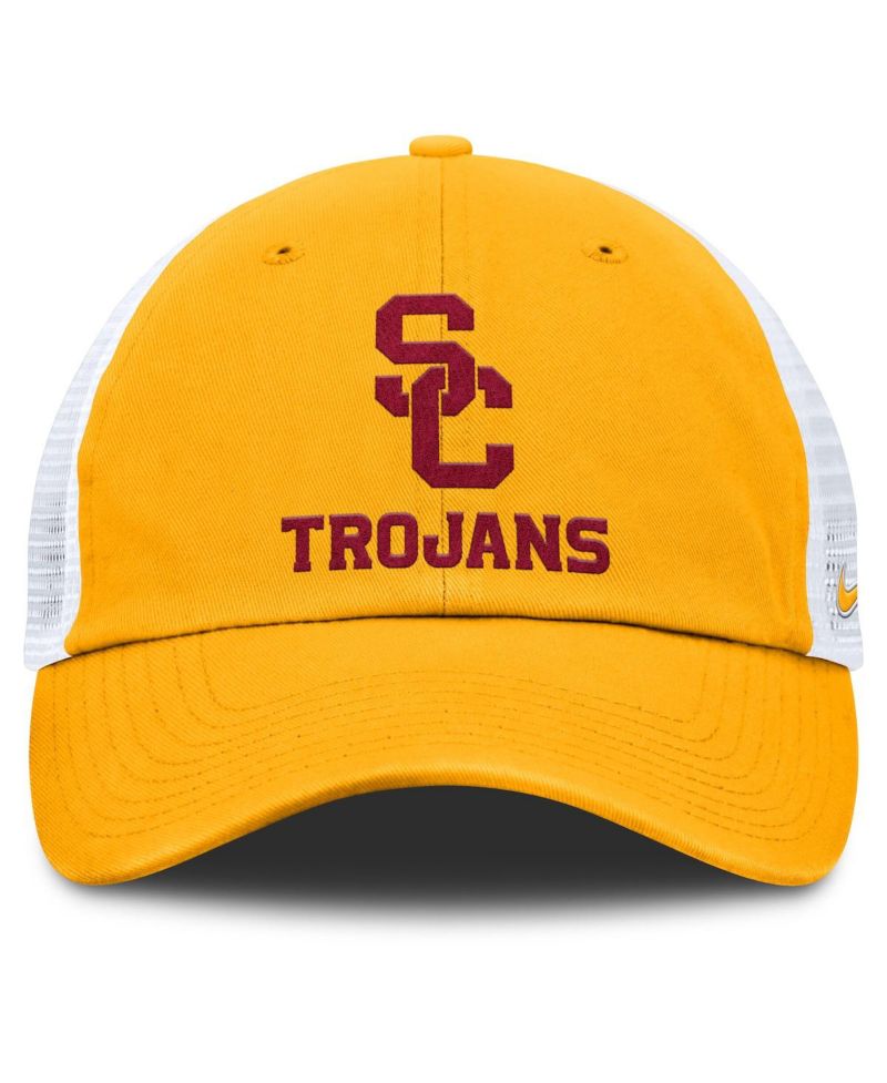 Men's Gold USC Trojans Club Trucker Adjustable Hat