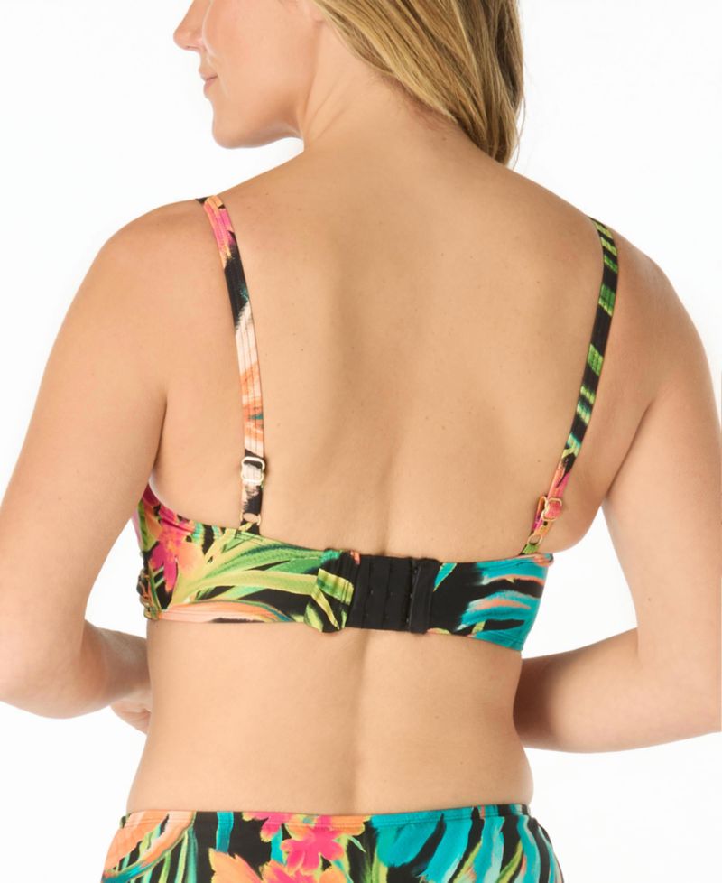 Women's V-Neck Bra Sized Curve Bikini Top