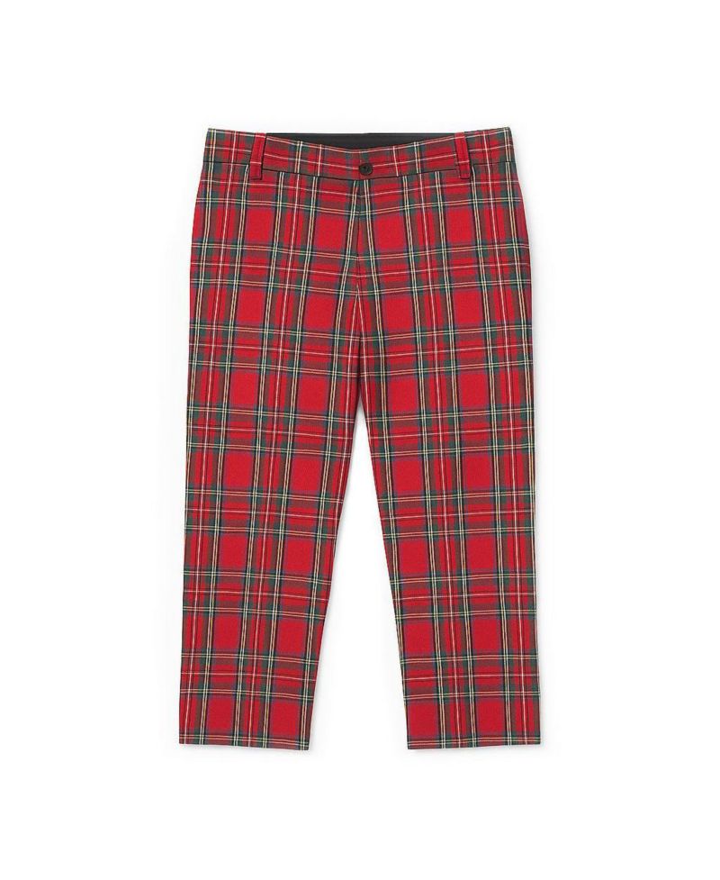 Boys' 4-20 Tartan Plaid Holiday Pants