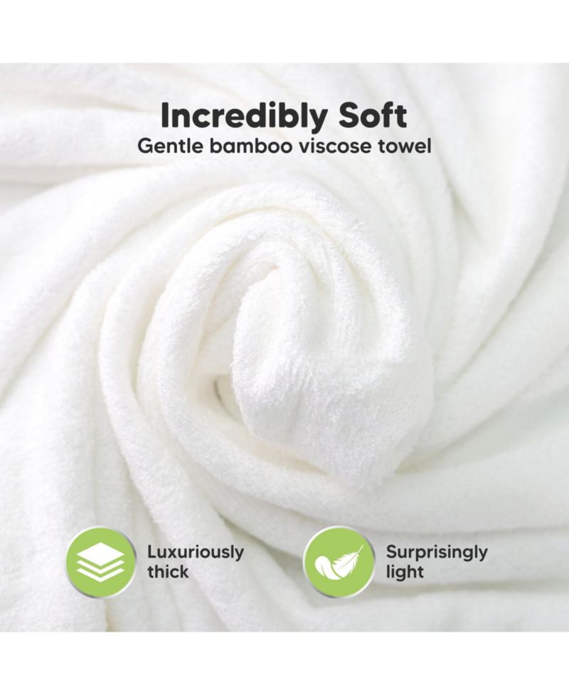 Luxe Baby Hooded Towel, Baby Bath Towel, Hooded Baby Towels, Baby Beach Towel for Newborn, Kids