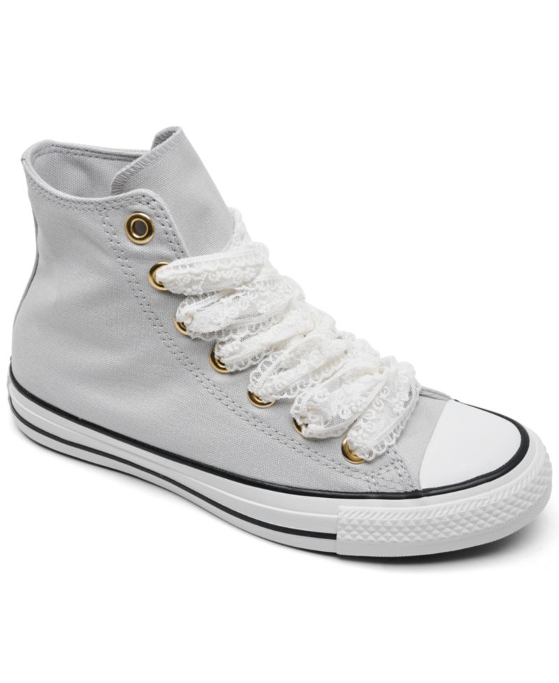 Big Girls Chuck Taylor All Star Lace High Top Canvas Lifestyle Sneakers from Finish Line
