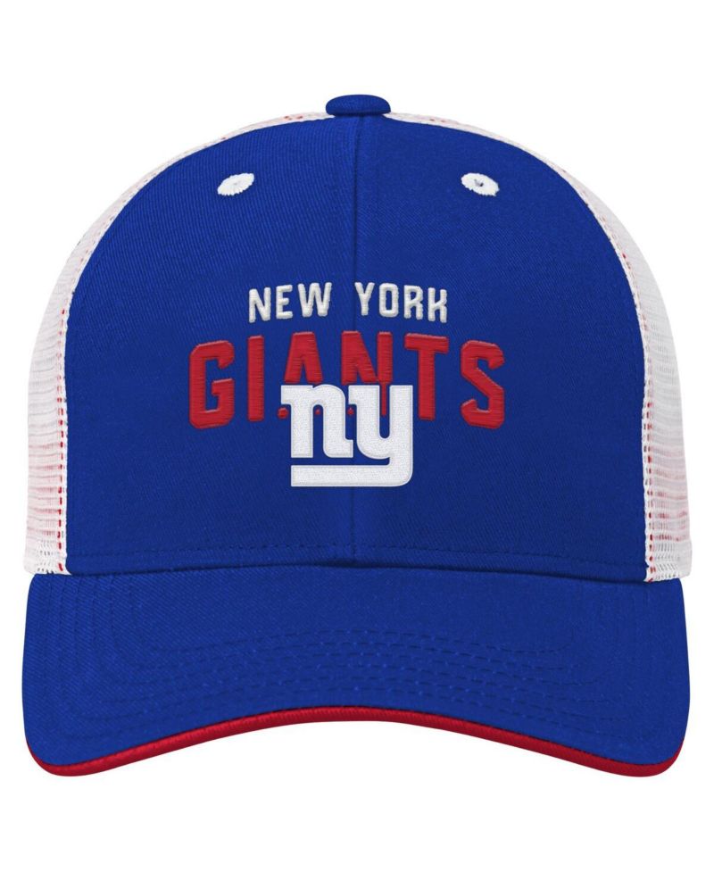Big Boys and Girls Royal New York Giants Core Lockup Trucker Adjustable Hat
