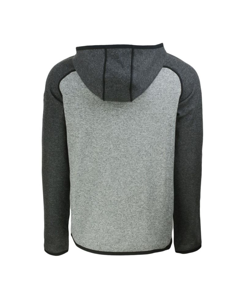 Men's Heather Charcoal/Heather Gray Baltimore Orioles Mainsail Full-Zip Hooded Jacket