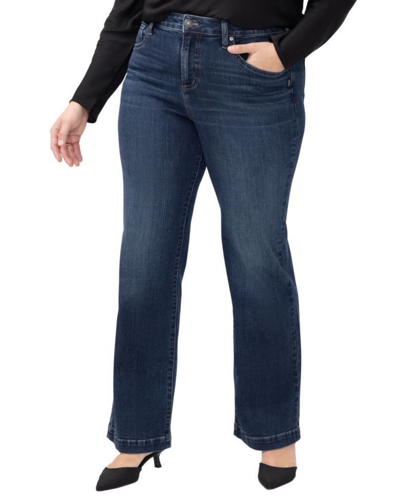 Plus Size Avery High-Rise Wide-Leg Curvy-Fit Denim Jeans