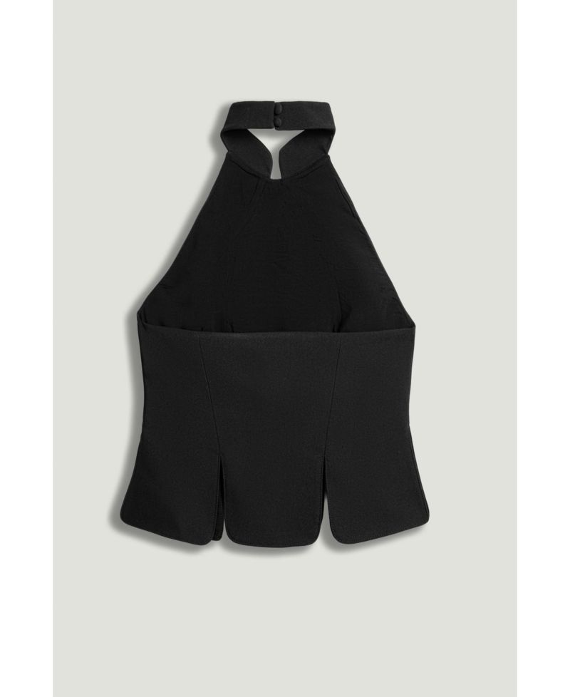 Women's Halter Neck Structured Top