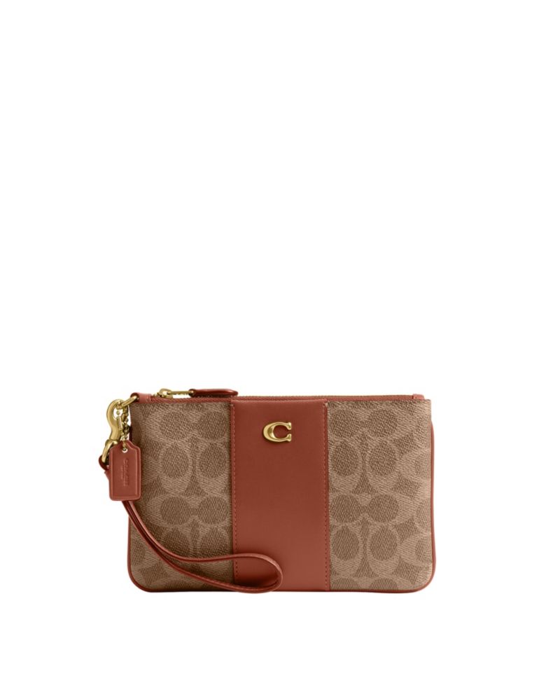 Essential Small Signature Canvas Wristlet