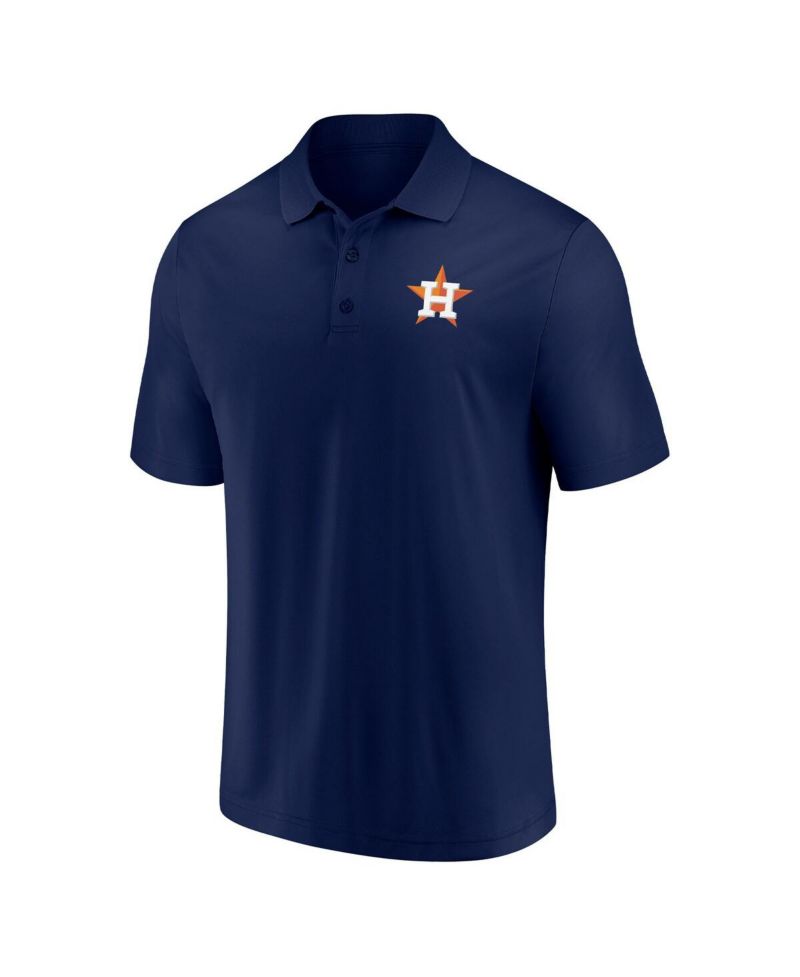 Men's Navy, White Houston Astros Polo Shirt Combo Set
