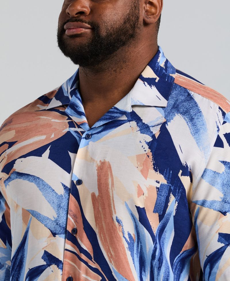 Men's Big & Tall Abstract Print Shirt