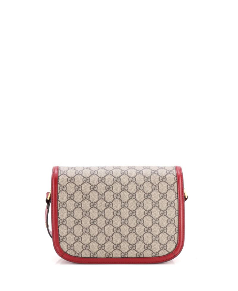 Small Horsebit 1955 Shoulder Bag GG Coated Canvas with Leather
