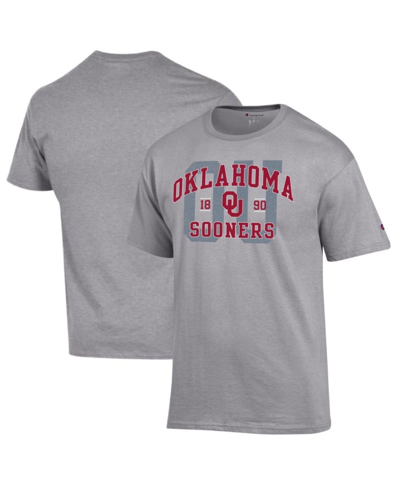 Men's Heather Gray Oklahoma Sooners Varsity T-Shirt