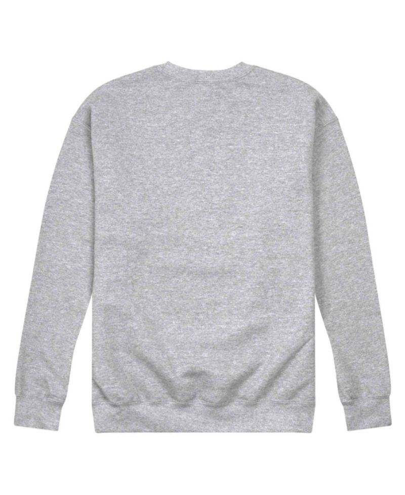 Men's Peanuts Candy Hearts Long Sleeve Fleece T-Shirt