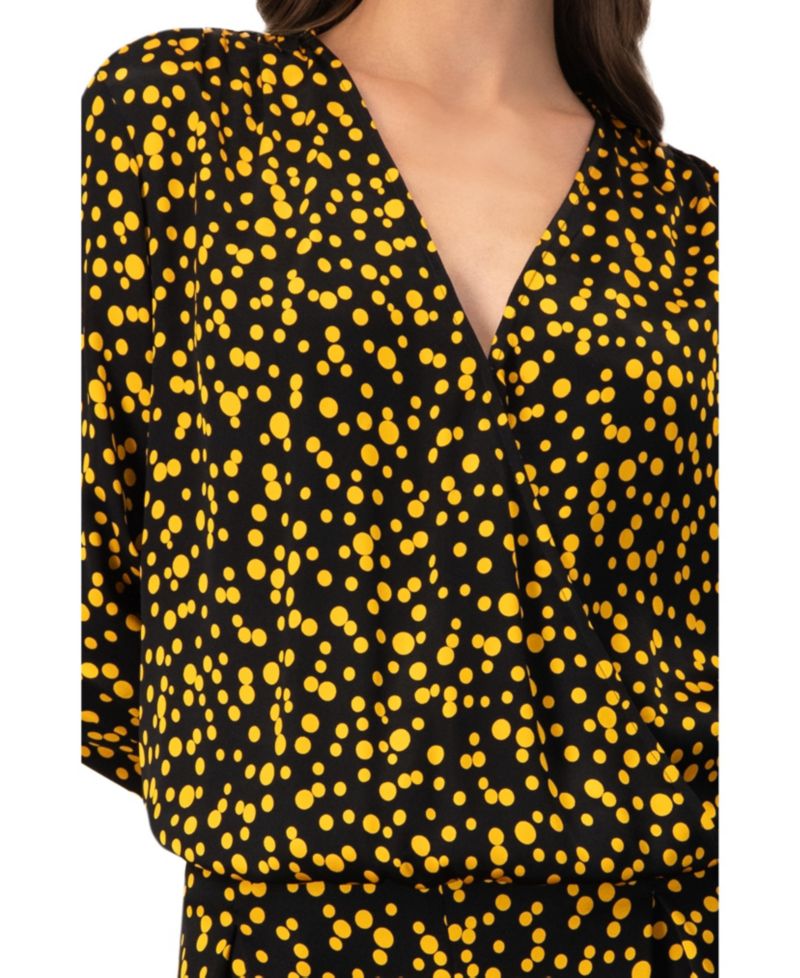 Women's Polka Dot Straight Blouse