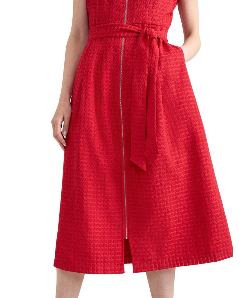 Women's Elvira Zip-Front Midi Dress