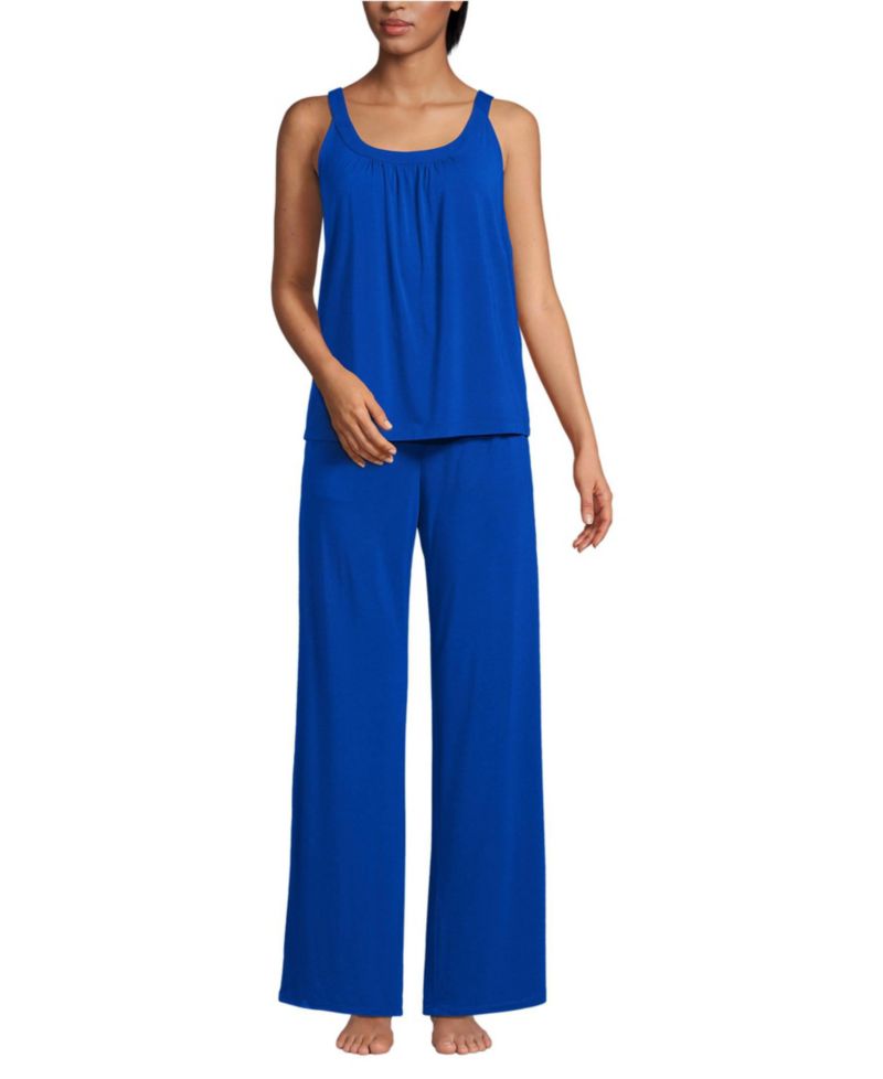 Women's Cooling 2 Piece Pajama Set - Flowy Tank and Pants