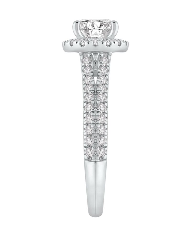 Halo Engagement Ring (1-1/4 ct. t.w.) in 14k Yellow or White Gold