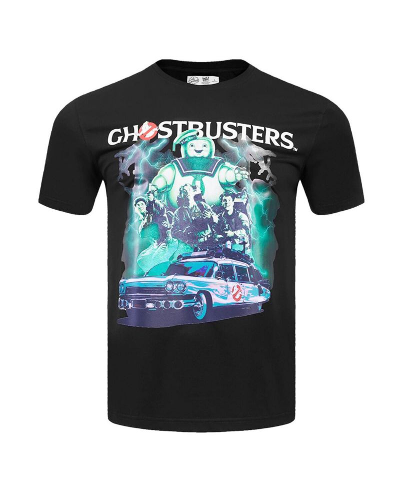 Men's and Women's Black Ghostbusters Monsters T-Shirt