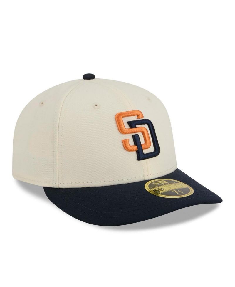 Men's Cream/Obsidian San Diego Padres 2026 City Connect Low Profile 59FIFTY Fitted Hat
