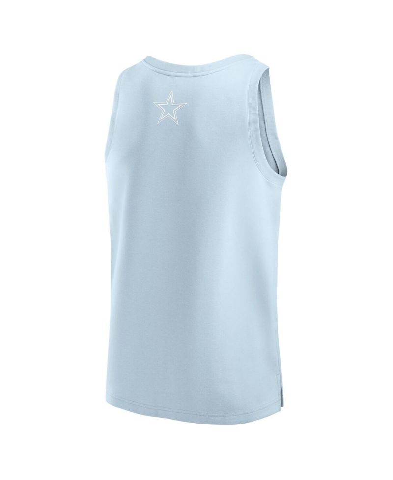 Men's Light Blue Dallas Cowboys Elements Tank Top